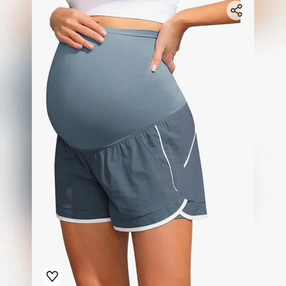 Maternity Athletic Leggings, Shorts and Shirts Lot, size Maternity XS-S - Picture 7 of 14